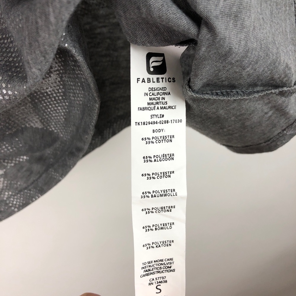 Fabletics Taryn Printed V-Neck Tank Metallic Print - Picture 13 of 13